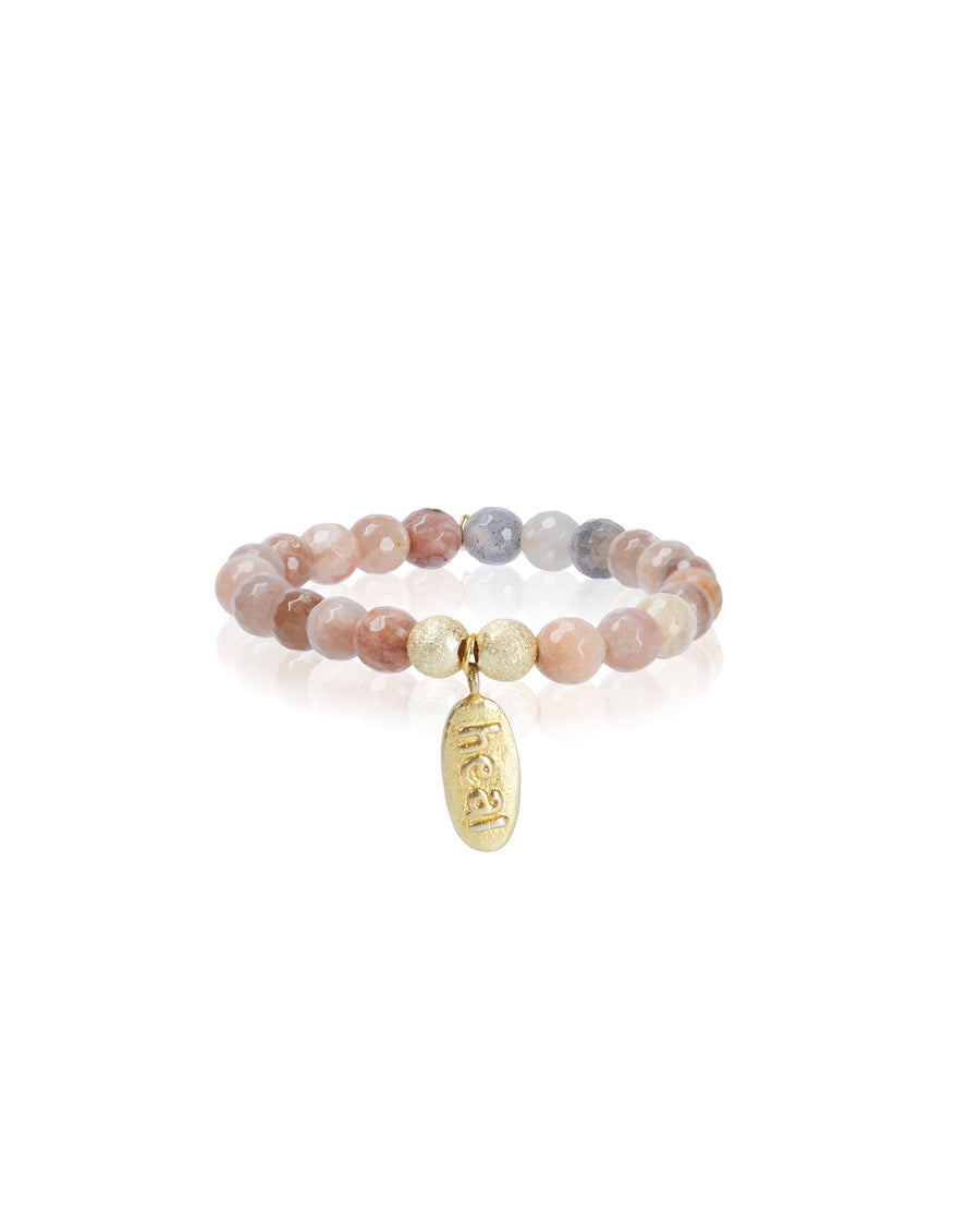 Heal Charm with Mystic Peach Moonstone