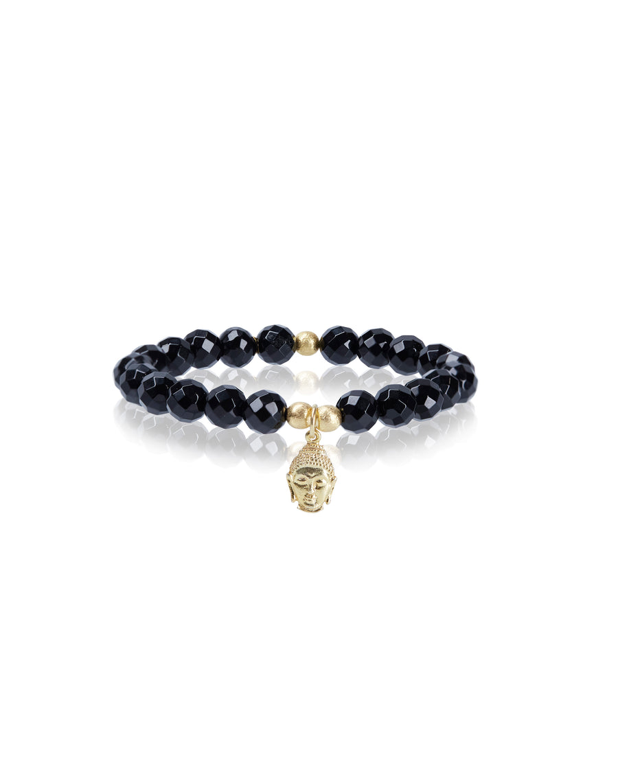 Buddha Charm with Black Onyx