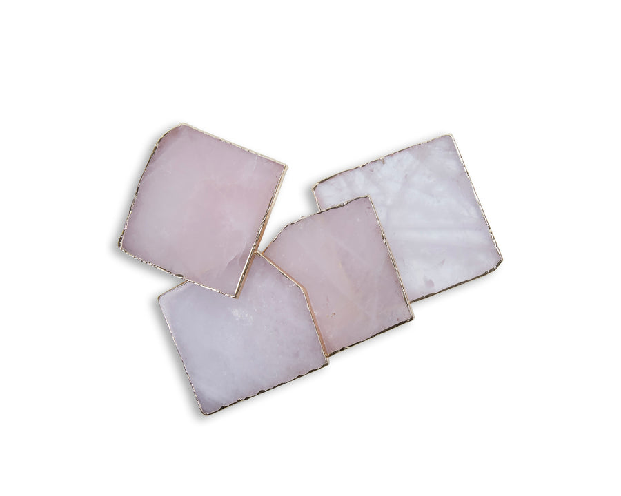 Rose Quartz Coasters