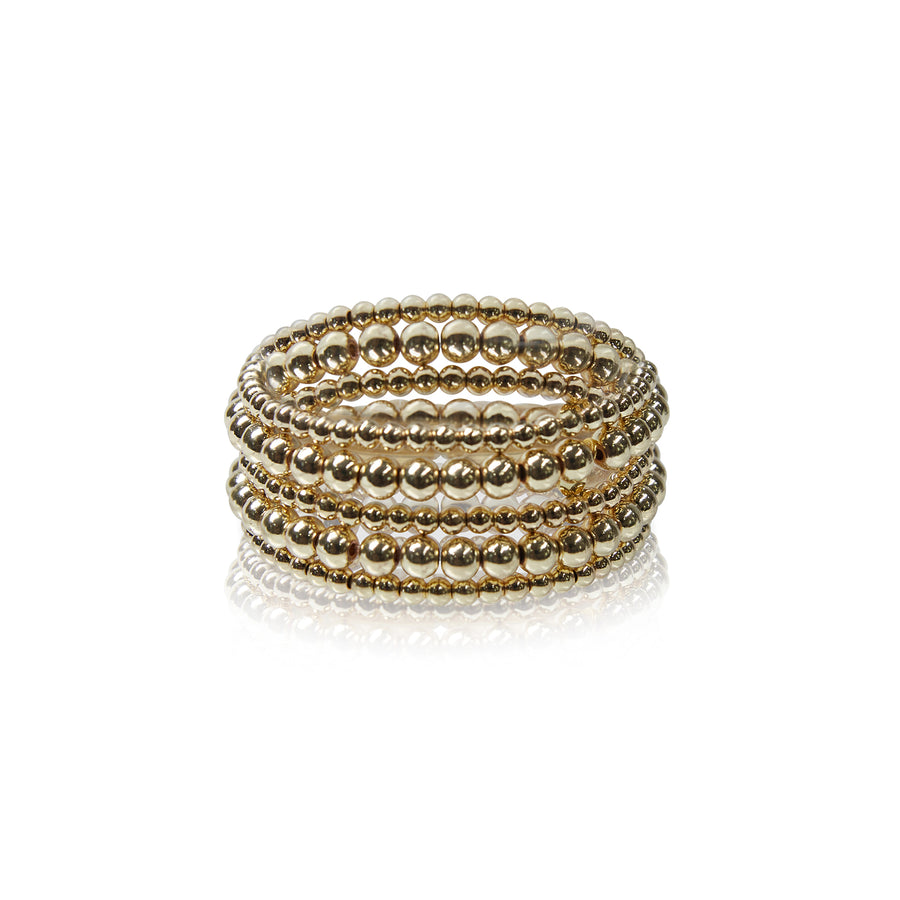 Gold Filled Beaded Bracelet (larger option)