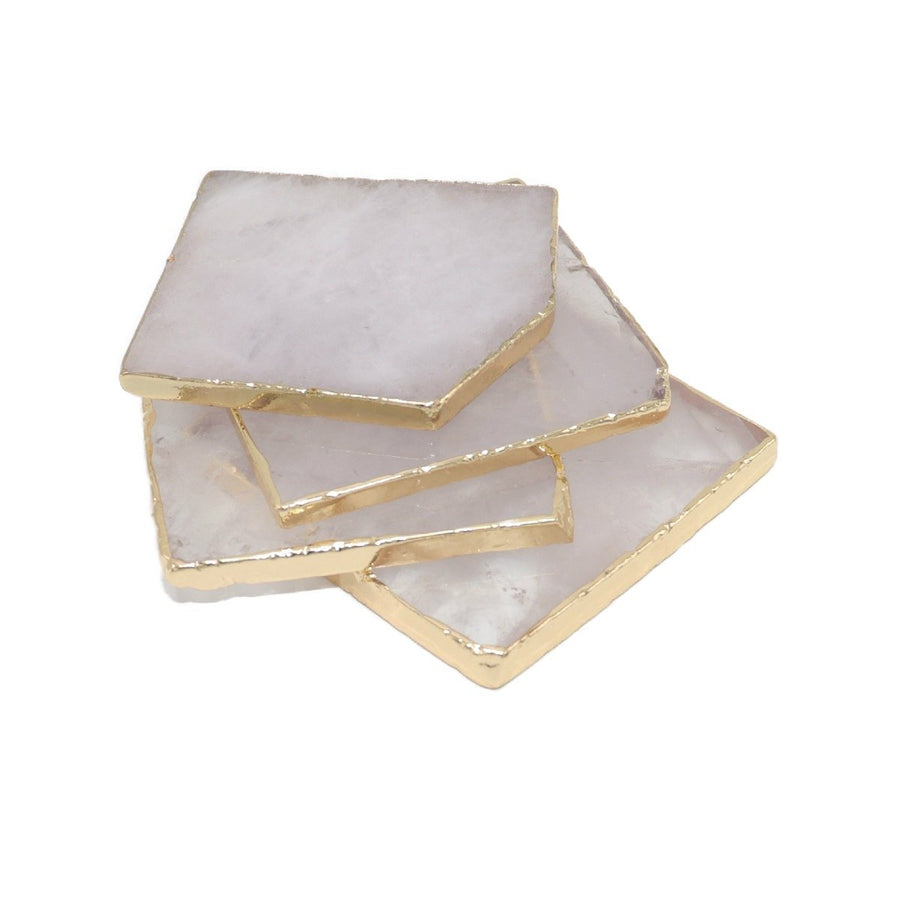 Clear Quartz Coasters