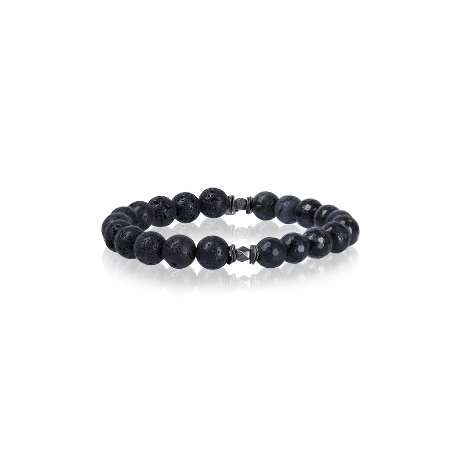 Lava & Matte Onyx Bracelet