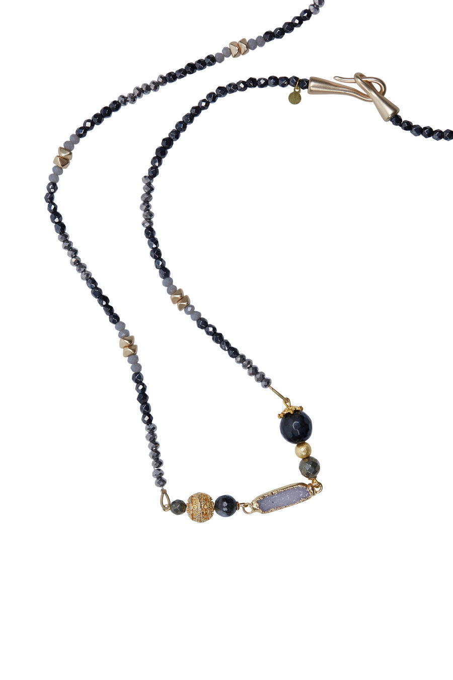 Multi Stone Strand with Gemstone Connector